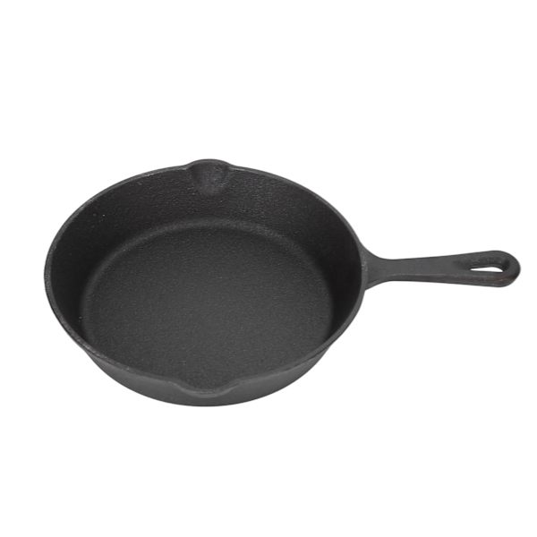Förkryddad gjutjärnsstekpanna för jämn värme - 20cm/7.9in