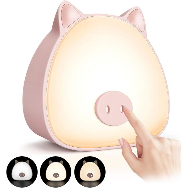 【BEMS】*LED Night Light Compatible with Children, Rechargeable Touch Night Light, Charging*