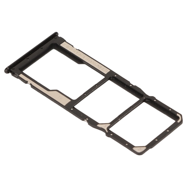 SIM-kortspor-skuff erstatning SIM-kortsporholder for Xiaomi for Redmi Note 8 Telefon Svart