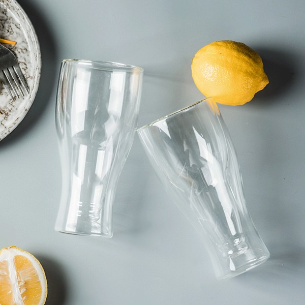 Isolert dobbelvegget ølglass for hjemmebaren - Holder ølen kald og vakker
