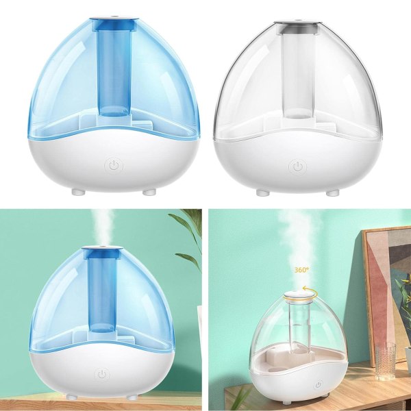 CALANDIS Cool Mist Luftfuktare USB Uppladdningsbar Silent Aroma Diffuser för hemmakontor+Sxi