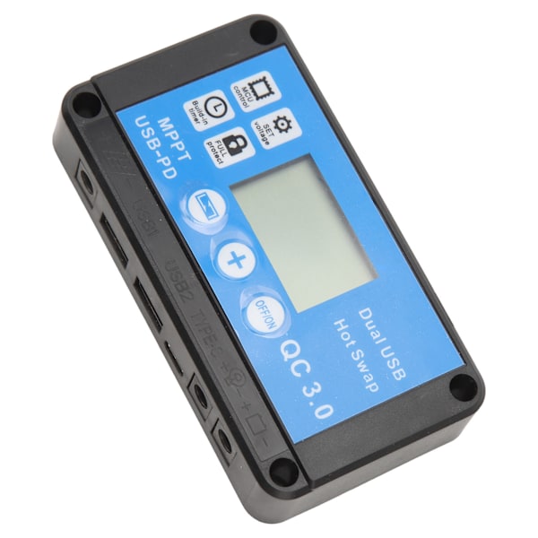 Solpanel Kit 100W Polysilicon Solcells Batteriladdare med 30A MPPT-styrenhet Dubbla USB-portar för Husbilar Camping