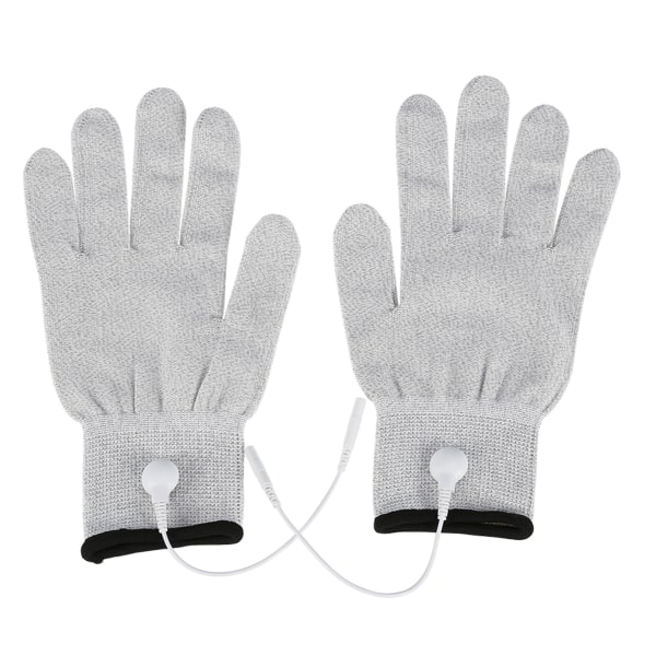 1 Par Tens-maskiner Ledande Elektroder Massagehandskar Elektroterapi Ledningar (L)