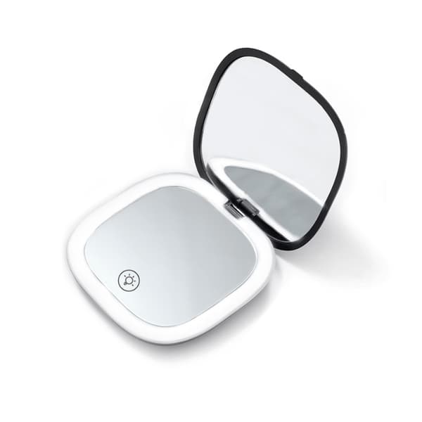 Ny LED-lysspeil, forstørrelsesspeil LED-belysning sugekopp - 5[BEMS]