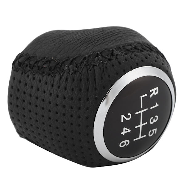 Växelspak för bil Handbollsspak PU-läderbyte Passar för Peugeot BoxerBlack 6 Speed