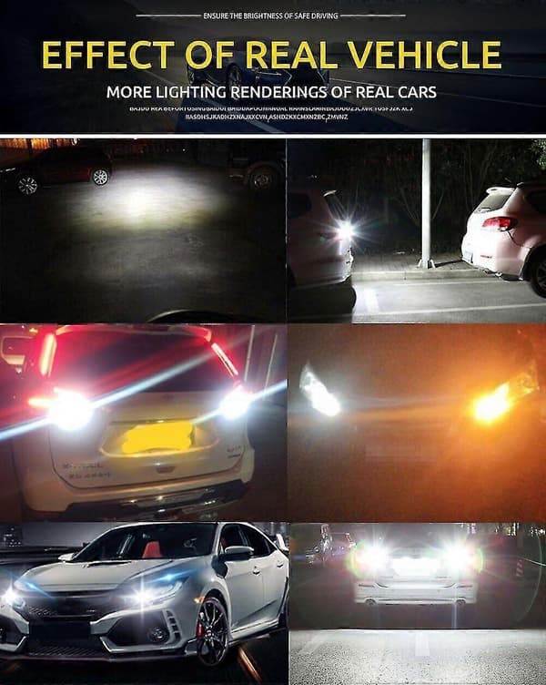BA15S BAY15D LED 5W bil bakljus bromsljus blinkerlampa DC 12V Red