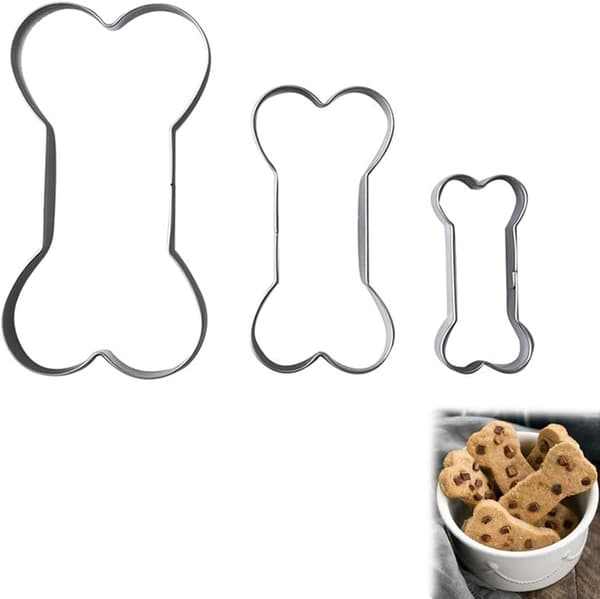 Kageforme i rustfrit stål (3 stk.) - DIY bageværktøj - Forme i rustfrit stål til bagværk og håndværk