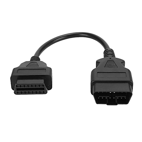 OBD 16-pins 0,3 m / 0,98 fot Han til Hun Forlengelseskabel Diagnostisk Adapterkontakt