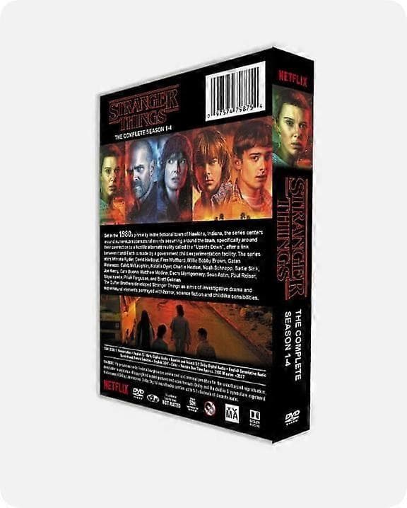 Stranger Things - Komplette sæsoner 1-4 (11-disc) Engelsk version