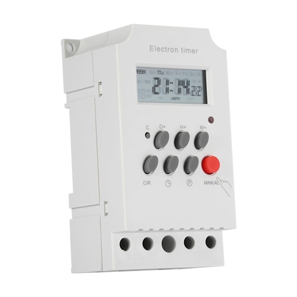 KG316T-II 30A Digital Timerbryter Programmerbar Elektronisk Tidskontrollbryter (AC-DC 12V)