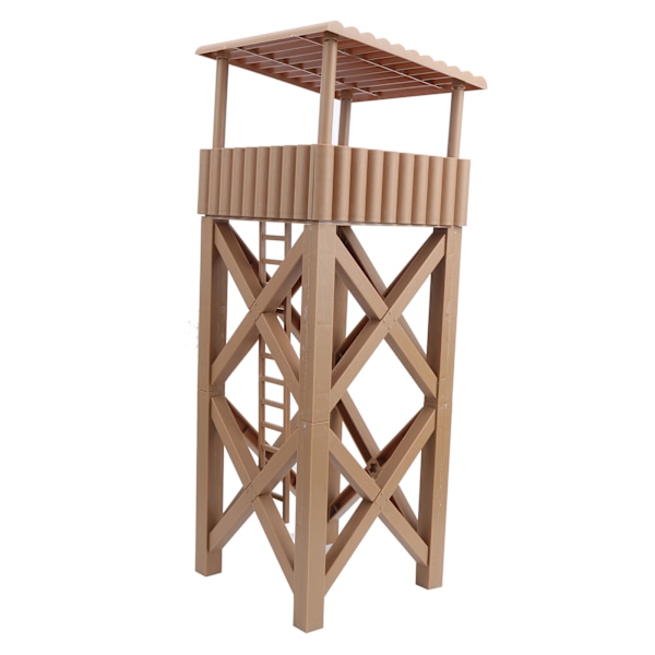 1/16 Vakttornmodell DIY-montering Utsiktsplattform Modellbyggstenar Barnleksak (47 delar)