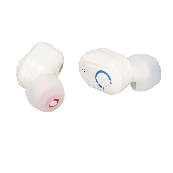 Korvakuulokkeet Kuulolaitteet Ladattava melua vaimentava kevyt digitaalinen kuulovahvistin eläkeläisille aikuisille Valkoinen ++
