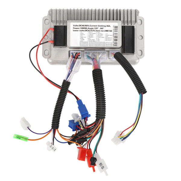 Børsteløs Controller til 1000W Elcykler - Universal 3 Tilstande, Sinus Bølger, 60V-72V, Støbt Aluminiumskal