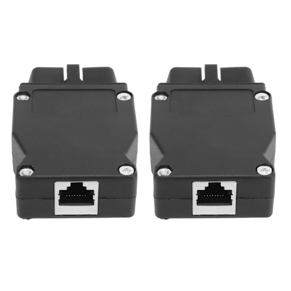 2kpl OBD2 16-nastainen liitinadapteri ABS-muovikevyt F-sarjalle E-sarjan diagnostiikkatarkistus ECU-työkalut