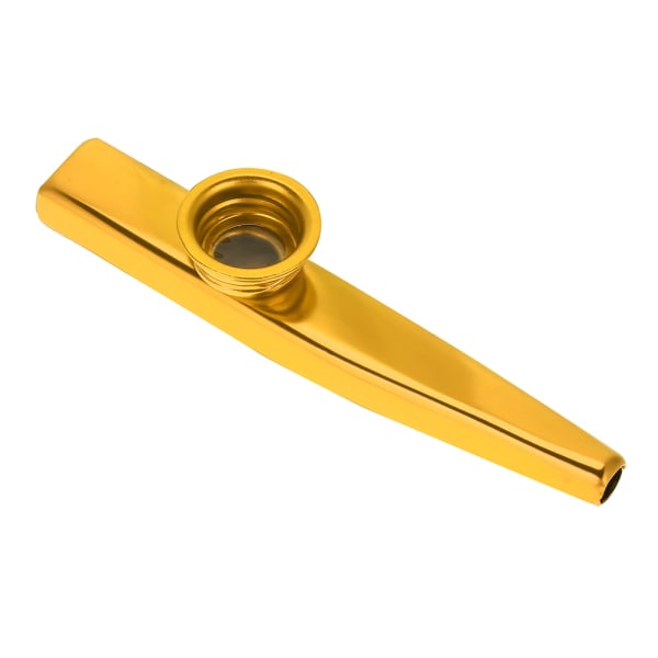 TIMH slitesterk metall Kazoo fløyte munn musikkinstrument tilbehør (gull)
