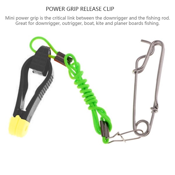 Power Grip Board Mast Release Snap Clip Clamp för båt trollingfiske (liten)
