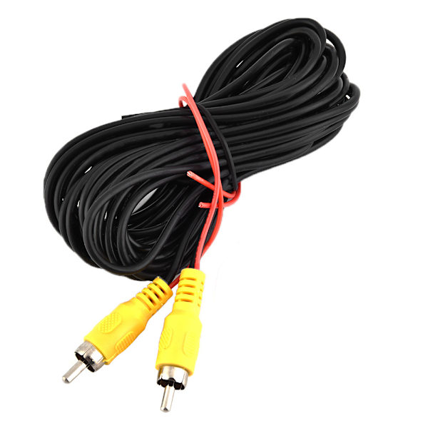 6M Han RCA till RCA Bil Backkamera Video AV Kabel Sladd