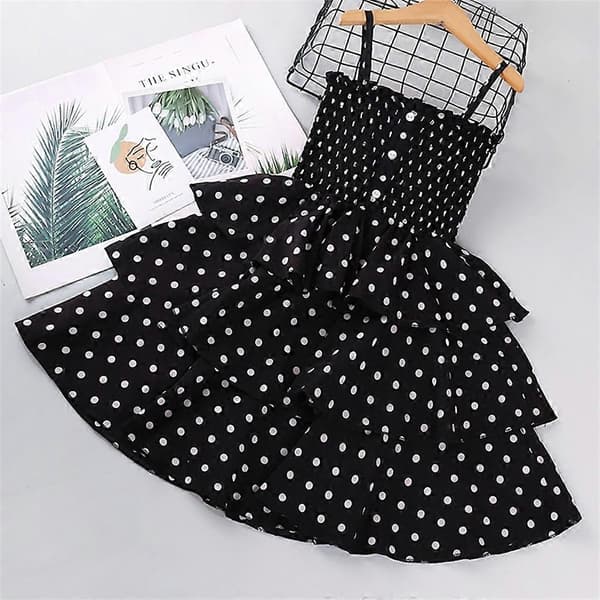 【BEMS】Baby jenteprinsekjole Black 120cm