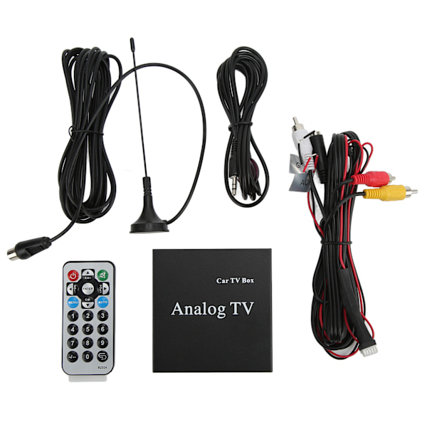 Bil Analog TV-box Mobil DVD TV-signalmottagare PAL SECAM NTSC Full System OSD Menyvisning