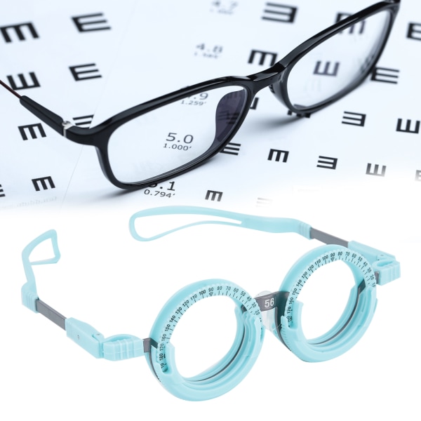 Profesjonell justerbar brilleoptometriramme Optisk testlinseramme BrilletilbehørPD:56mm/2.2inch ++/