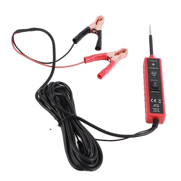 Bilkredsløbstester med LED-lys 6‑24V multifunktionstestprobe til både