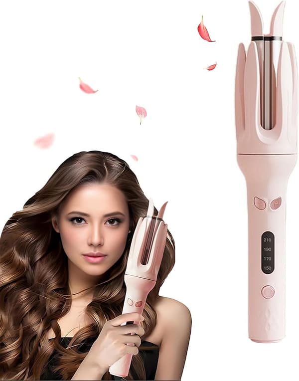 Krøllejern Automatisk rotation (150-210℃ - pink)[BEMS]