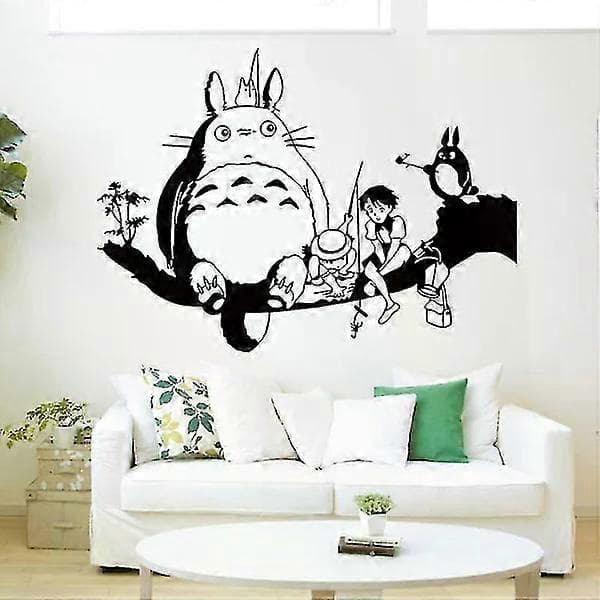 Söt tecknad Totoro actionfigur väggdekor för barnrumsdekoration