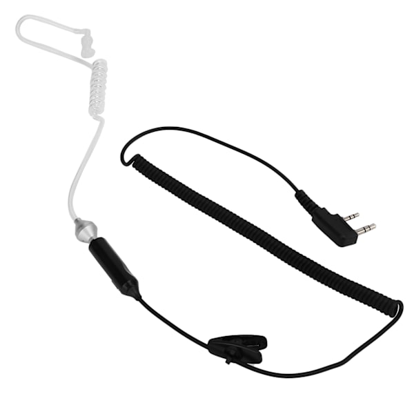 Walkie Talkie Øretelefon 2-polet K-hoved Headset til KENWOOD TH-F6 / F6A/ D7/ D7A/ D7AG/ D7E/ F7/ F7E/ G71/ G71A