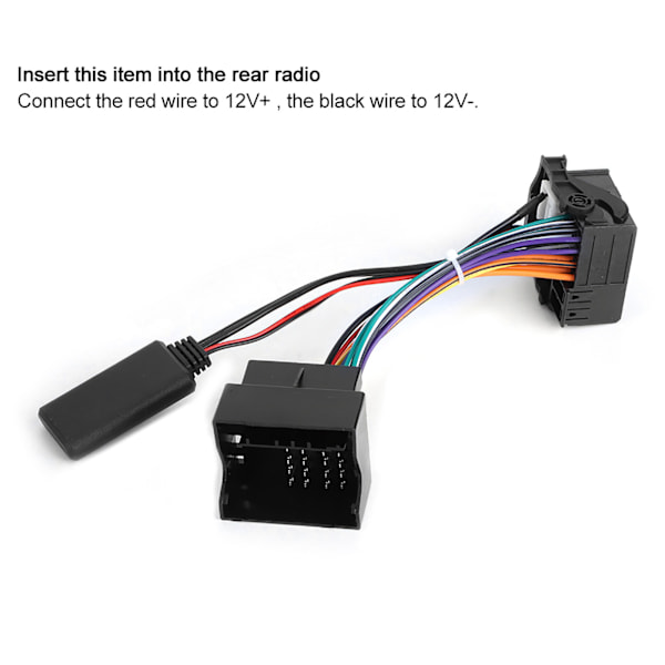 Auton Bluetooth-radiomoduuli Aux-kaapeliadapteri sopii RCD510 300+ 310 RCD210