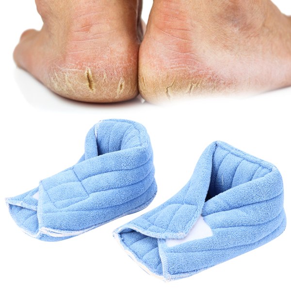 2 stk fodhælstøtte Anti-decubitus fodankelvarmbetræk til ældre sengepleje++/