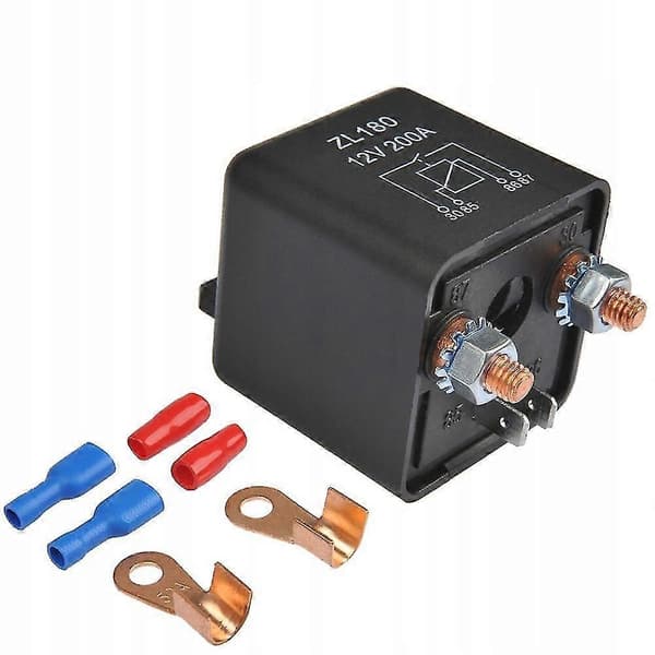Zl180 12v 200a forsegling 4-bens terminal bilstartrelæ med tilbehør