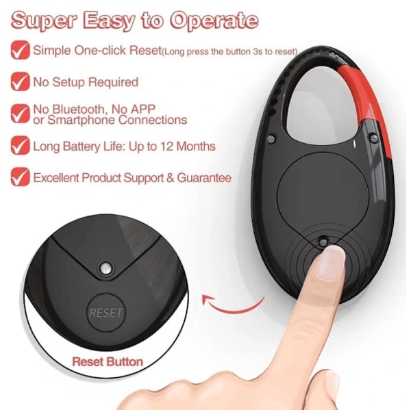 【BEMS】Pedometer, Simple Step Counter with Lanyard and Carabiner, Suitable for All Ages.