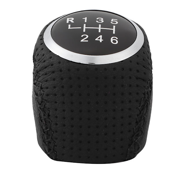 Växelspak för bil Handbollsspak PU-läderbyte Passar för Peugeot BoxerBlack 6 Speed