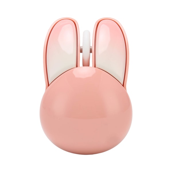 TIMH Cute Rabbit Langaton Hiiri 2.4G Säädettävä DPI-herkkyys 33ft Tehokas kantama akkukäyttöinen hiljainen hiiri pelihiiret vaaleanpunainen