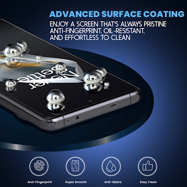 【BEMS】2-Pack Oneplus 12 Screen Protector - Tempered Glass 9H - Super Quality 3D