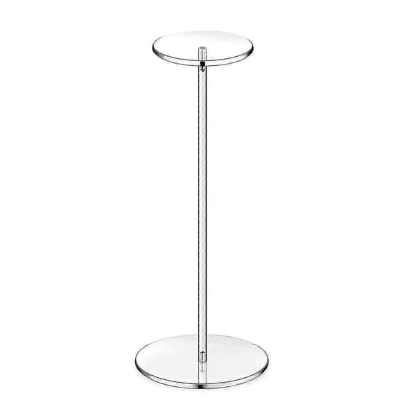 Akryl piedestal display riser stativ kasket hat stativ bordplade paryk display stativ 35cm