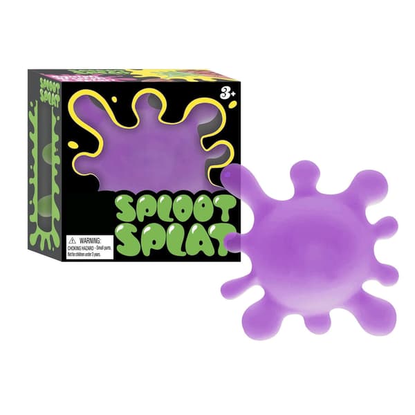 NY SPLOOT SPLAT, Lilla FARVE VALGT, STRESSBOLD AFLASTER, SENSORISK FIDGET Purple