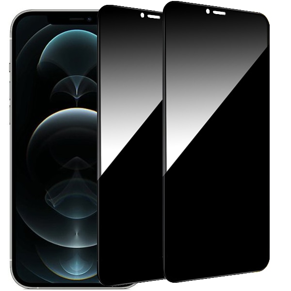 【BEMS】2-Pack Compatible with iPhone 12 Pro Privacy Screen Protector - Tempered Glass, Anti-Spy, Privacy Screen Protector