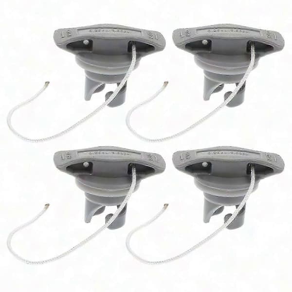Paddleboard Ventilhætte 4 stk. Erstatning til Oppustelig SUP Kajak Båd Forseglingsudstyr[BEMS] Harmaa 5.00X3.50X3.50CM