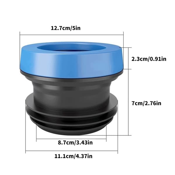 【BEMS】Elevating Double Layer Odor Protection Flange Rings Compatible with Toilets Daily Use