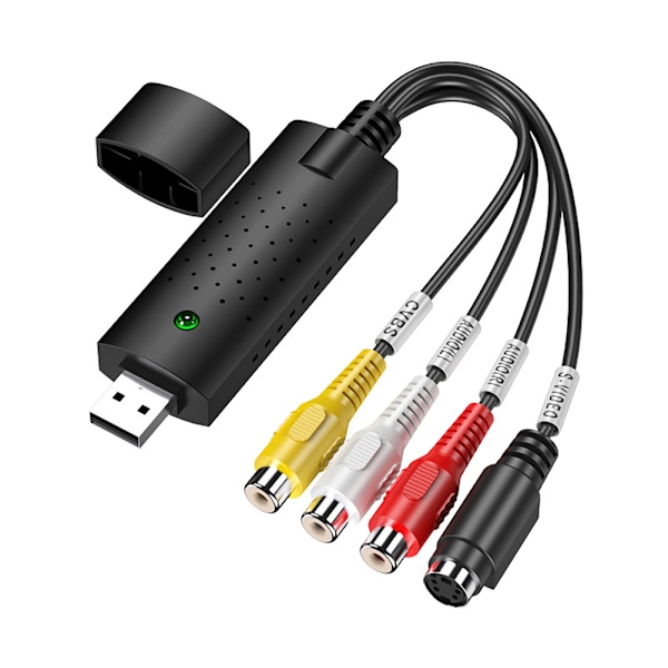 USB 2.0 Videoadapter med lydinnspilling USB 2.0 TV DVD Video Capture Adapter