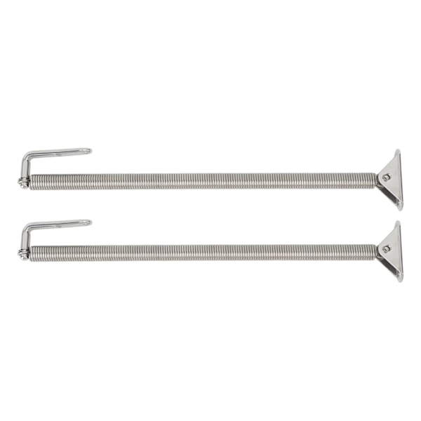 2 stk Båtluke Støtfjær Rustfritt Stål Justerer Porthull Dørlås Fjær for Yachter Campere 225x15mm