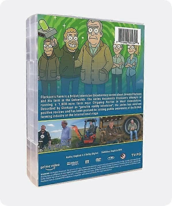 Clarkson's Farm (Sæson 1-4 DVD) 8-disk engelsk version Box Set Ny