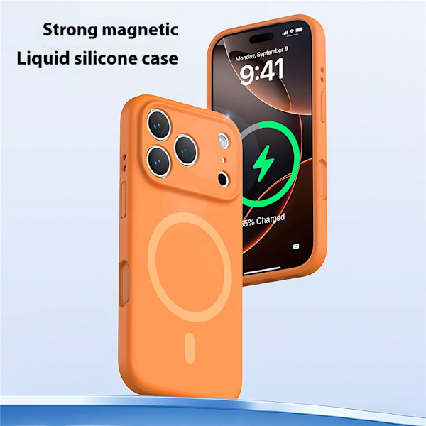 【BEMS】Case Compatible with iPhone 17 Pro, Drop-Proof Silicone Protective Case, Blue