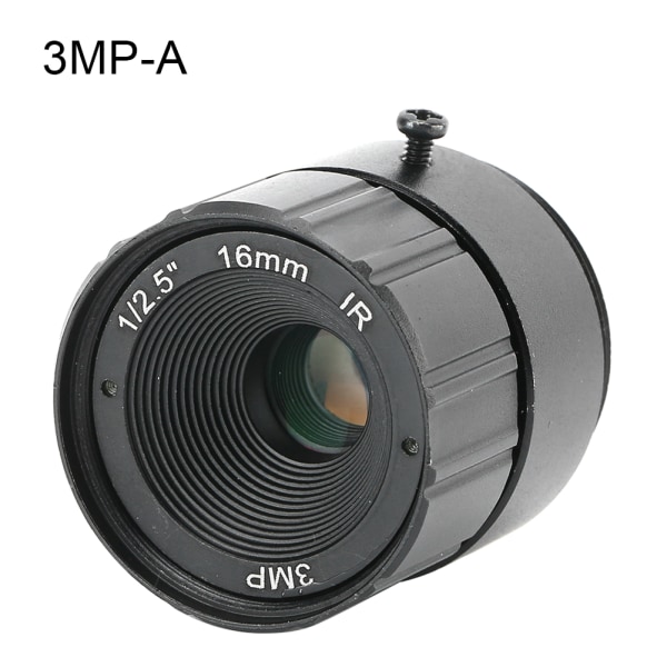 CCTV Fast Objektiv 16mm 3MP Mount CS Høj Definition til Kamera