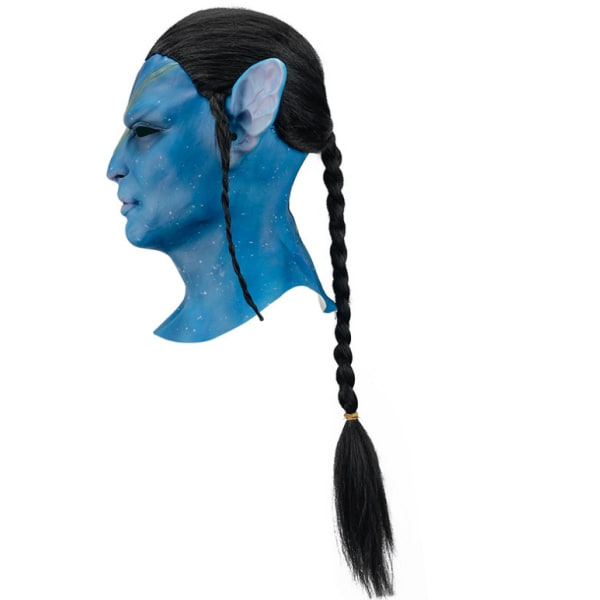 Halloween maske latex hovedbeklædning lysende den samme Avatar-dreng