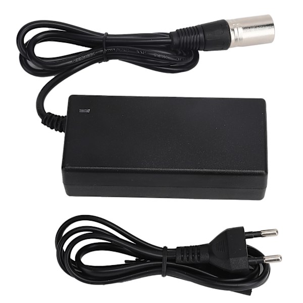 【BEMS】3-pinners hannplugg 29,4V/2A strømadapter litiumbatterilader EU-plugg 100–240V