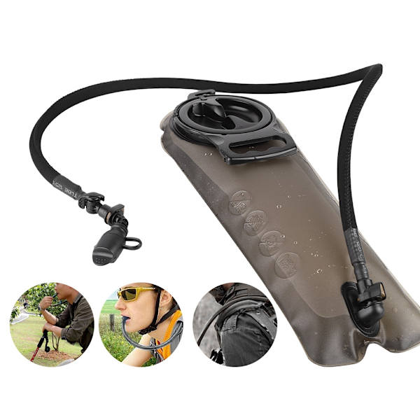 2L Bärbar TPU Vattenblåsa Hydration Bag för Camping Vandring Klättring