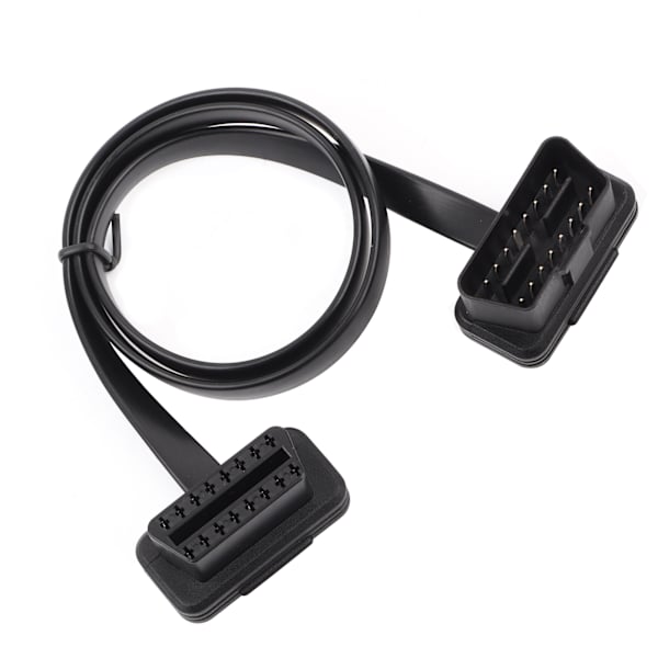 Auton OBD2-jatkokaapeli 16-nastainen uros-naaraskytkin, diagnostisointisovitin, 60 cm / 24 tuuman pituus