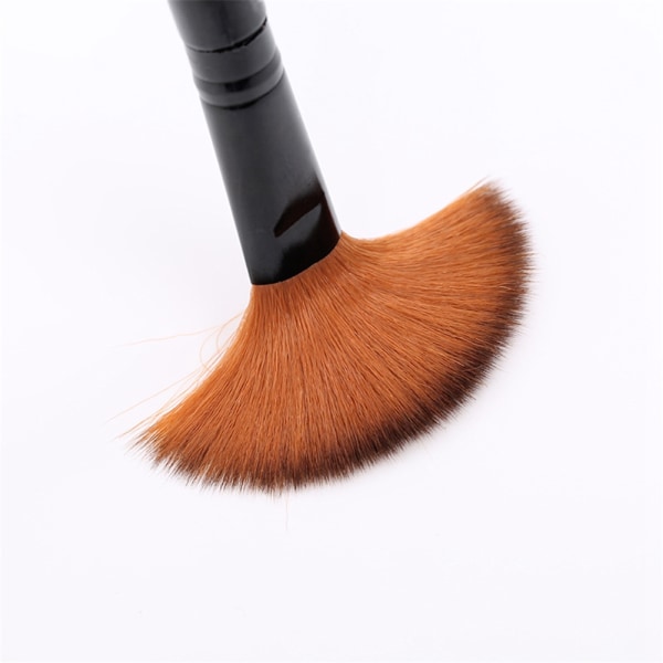 Svart Makeup Brush Loose Powder Cosmetic Foundation Powder Blush Single Brush Makeup Tool++/